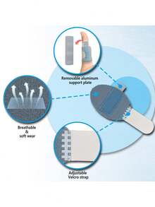 1 件单带手指夹板支撑套件，拇指/手指夹板支撑，手指固定装置