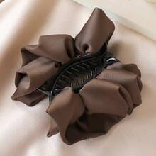 1个优雅蝴蝶结装饰发爪夹，大号发夹，适合女士和女孩。适用于防滑马尾辫和发髻发型。情人节发夹，发卡，发夹，发饰，蝴蝶结配饰，校园用品，大学秋冬季女士发饰，度假装扮，女士情人节礼物，夏季海滩 - 彩色 - 查看 24