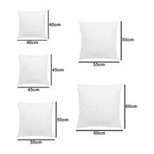 Pack Of 2 Or 4 Cushion Fillers, Soft Pillows With Hollow Fiber Filling For Sofa, Bedroom, Living Room, Dining Room, Padded And Comfortable Cushions, Compatible With Decorative Covers Of Any Style - 白色 - 查看 3