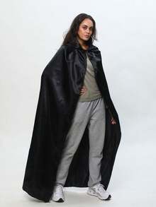 1 set Masque et cape de costume de fantôme hurlant d'horreur, accessoire de costume de fête d'Halloween en latex pour adultes