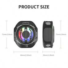 1 pieza Ventilador de enfriamiento magnético y de clip para teléfono en color negro