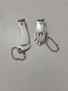 مقص أظافر إبداعي ومضحك 2 في 1 للأصابع والأظافر، قاطع أظافر من الصلب الكربوني عالي الجودة، مقص أظافر لاستخدام البالغين في المنزل