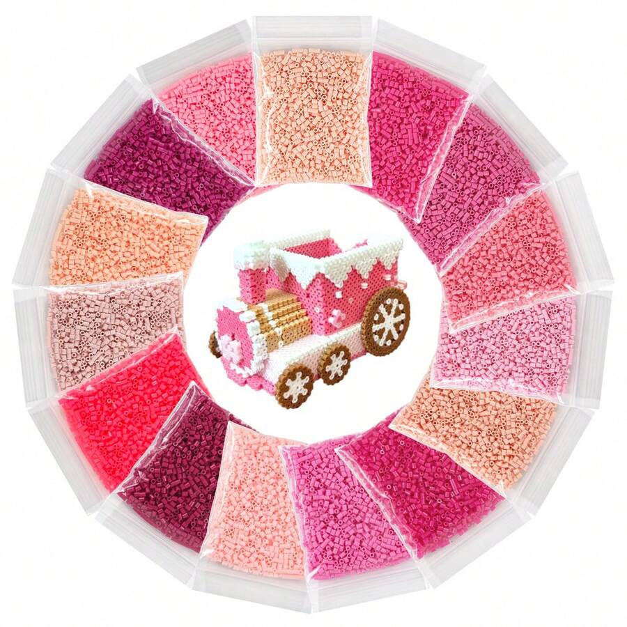 1000/2000/5000pcs 2.6mm Mini Fuse Beads Pixel Puzzle Iron Beads Melt Beads DIY High Quality Handmade Gift Educational Toy - Spell Doudou - View 1