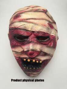 Halloween Costume Mask, Mummy Zombie Mask, Super Horror Mask, Scary Props For Performance Parties
