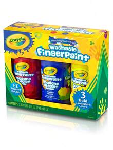 Crayola Solid Watercolor Paint Set, Washable For Children, Gouache Hand-Painted Brush Paint, Great For Christmas & Holiday Gifts