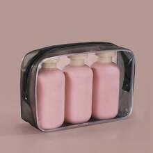 3 件装塑料旅行洗发水瓶，透明蓝色洗发水、护发素、沐浴露泡沫泵瓶 - 彩色 - 查看 20