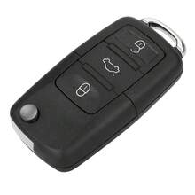 1入組可折疊車鑰匙殼適用於大衆 - 黑色 - 查看 7