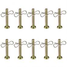 10 قطعة 738-04155 مسامير قص و 10 قطعة 714-04040 مسامير شق لمنفاخ الثلج، طقم مسامير قص بديلة مسامير كوتر أجزاء منفاخ الثلج متوافقة مع Craftsman MTD Cub Cadet Troy-Bilt Yard-Man Huskee