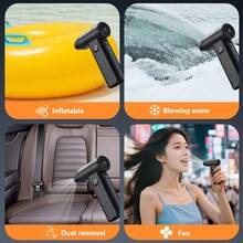 5-Speed 100,000RPM Portable Powerful Mini Turbine Fan, Wireless Handheld High-Speed, Can Be Used For Dusting, Blowing Snow, Igniting Charcoal, And Assisting Outdoor Camping Fire Starters, Multi-Functional Outdoor Use