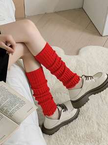 1 par de calentadores de piernas para mujer, calcetines de elefante para mujer, calcetines sueltos, calentadores de piernas de punto, calcetines largos de punto acanalado, calcetines altos cómodos, calcetines de estilo universitario para rodilla y pantorrilla, calcetines largos por encima de la rodilla para mujer, calcetines largos de punto con burbujas, adecuados para diversos atuendos diarios