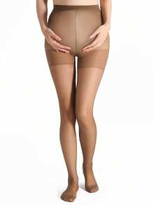 1pc Maternity High Elasticity Tight Leggings, Fashionable Thin Pantyhose