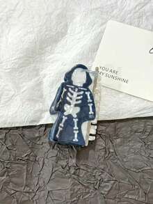 1pc Acrylic Halloween Themed Claw Hair Clip, Suitable For Decorating Hair On The Back Of The Head, Hair Accessory For Party And Street Wear Winter Hair Clutch Elegant Claw Clips