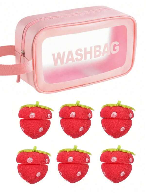 7 pièces Ensemble d'outils de coiffure, fer à friser en forme de fraise et sac de rangement multifonction, fer à friser sans chaleur en forme de fraise, matériau en mousse douce, convient à la plupart des types de cheveux, outils de coiffure essentiels pour les femmes, bigoudis, brosse à cheveux bouclés, bigoudis, produits pour cheveux bouclés, fer à friser, bigoudis pour cheveux, boucles de cheveux, outils pour cheveux bouclés, bigoudis, cheveux, bigoudis, cheveux bouclés, boucles sans chaleur, boucles sans chaleur, fer à friser, barbier, outils pour cheveux, produits capillaires, accessoires pour cheveux, bigoudis, accessoires de barbier, voyage, bigoudis, accessoires pour cheveux, produits pour cheveux bouclés, fer à friser, bigoudis pour cheveux, équipement de coiffure, accessoires, boucles de cheveux, outils pour cheveux bouclés, bigoudis, Noël, salon de coiffure, fer à friser, accessoires de barbier, accessoires pour cheveux, fer à friser, coiffure, vagues sans chaleur, articles