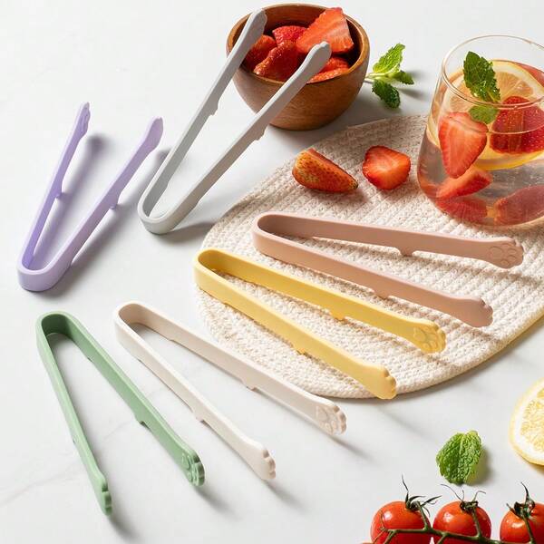 Silikon Lebensmittelklammer, kreative Katzen-Pfoten-förmige Multifunktions-Mini-Grill/Kuchen/Brot/Eis-Klammer