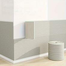 Versatile Safety Bumper Strip - Self-Adhesive, Removable Wallpaper For Door Seals & Furniture Corner Protection, W-Shaped Edge Guard For Youngsters, Elderly & Pet Safety