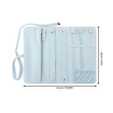 Bolsa Vintage para Joias - Organizador de Viagem Portátil e Elegante para Anéis, Brincos, Pulseiras e Colares - Bolsa Perfeita para Amantes da Moda, Ideal para Presentear em Datas Comemorativas, para Viagem e para Uso Diário - Mantenha suas Joias Preciosas Organizadas e Livres com este Design Elegante e Funcional, Perfeito para Qualquer Ocasião ou Aventura - Multicolorido - Ver 6