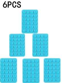 1pc Double-Sided Silicone Phone Suction Cup Accessory, Strong Suction Phone Holder, Free Sticky Mobile Phone Handle, Finger Grip, Suitable For Selfie And Video