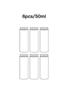 6 pièces/30 mm Bouteilles capsules à bouche droite en bois, petites bouteilles en verre avec bouchons en bois, bouteilles réglementaires transparentes, bouteilles décoratives artisanales, bouteilles de rangement pour cadeaux, mini bouteilles en verre, petites bouteilles.