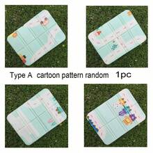 1 pieza Cojín de asiento de espuma XPE colorido para exteriores - Portátil, plegable e impermeable - Alfombra de picnic, azul, naranja, verde, rojo, adecuada para camping, senderismo y de rodillas cómoda