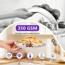 96 Pcs Neon Birthday Party Supplies 350 GSM Colorful Graffiti Paper Plates And Napkins Tableware Sets Glow In The Dark Decorations Favors For Baby Shower Rainbow Birthday Party Serves 24