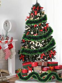 Length Of 2PCS : 200 Cm / 78.74 Inches /6.56 Feet, Width: 9 Cm /3.5 Inches Christmas Decorations, Green Snowflakes, Artificial Christmas Pine Ribbons, Christmas Green Wreaths, Wedding And Birthday Party Ceiling Decorations, Christmas Tree Decorations, Christmas Gifts, New Year Gifts, Christmas Decoration Gifts, Courtyard Decorations, Indoor Decorations, Outdoor Decorations, House Decorations