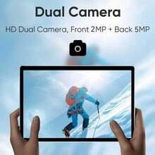 Android 13 Tablet 2024,2GB+64GB 1TB Extension, 2.4G WiFi, 10.1-Inch HD Flat PC, Quad-Core Processor Up To 2.0GHz, 6000mAh, (2.0MP+5.0MP) Dual Camera, Bluetooth, 1280 * 800 Touch Screen, UnisocPC. SC7731E.1.3 GHz - Black - View 4