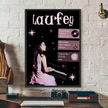 1pc Unframed Singer Cute L-LaufeyS Poster High Quality Wall Art For Bedroom Living Room Hallway Bar Home Decor Gift