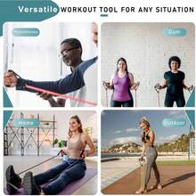 Resistance Bands With Handles, Single Resistance Bands, Exercise Bands With Handles, For Resistance Training, Physical Therapy, Home Workouts, Fitness, Pilates