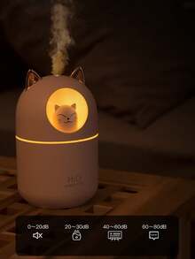 AOYI Cute Cat USB Humidifier Desktop Mist Maker + Data Cable