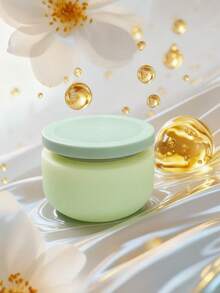 8.45 Oz Refillable Cosmetic Jar - Leak-Proof Travel Toiletry Container With Lid, Suitable For Face Masks And Creams, Perfect Gift Accessory (250ml), Frosted Glass Skincare Cream Jar With Wood Grain Lid, Reusable, For Living Room, Home, Bedroom, Bathroom, Home Decor, Can Hold Creams, Eye Creams, Lotions, Cosmetics, Travel Storage Container, Portable Toiletry Bag