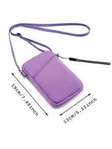 Crossbody Phone Organizer Pouch Lightweight Wallet Purse For Phone Coins Keys Cards Suitable For Elderly With Lanyard For Women Wallet Purse Wallet Wristlet Wallet - Multicolor - View 10