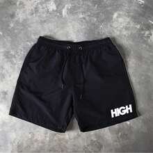 Tactel Elastane Skate Street Summer Beach Shorts Promotion - Black - View 3