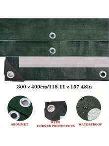 AIYYIPA A Waterproof Plastic Tarpaulin With UV Protection, Tear Resistance, Reinforced Edges, And Rust Resistant Rivets, Suitable For Multi-Purpose Tarpaulins Such As Roofs, Camping, Courtyards, Swimming Pools, Boats, Cars, Etc Toldos Exterior