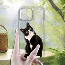 Una funda de teléfono con temática de gato, de colores vibrantes y protección completa y gruesa, una funda creativa personalizada y elegante, resistente a golpes y caídas, ideal para regalos de cumpleaños o festivos para hombres y mujeres  17.17 Pro...17 Pro Max...17 Agua. 16.16 Pro...16 Pro Máx.16 más.. 15.15 Pro Max...15 Pro...15 más.. 14.14 Pro...14 más..14 Pro Max... 13.13 Pro...13 Pro Max...12.12 Pro...12 Pro Max...11.11 Pro...11 Pro Máx.XR.X.XS.XS máx.Se.MiNi Compatible. - Transparente 1370 - Ver 9