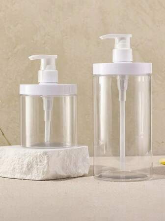 زجاجة ضغط فم واسع سعة 500-1000 مل، زجاجة مستشفى ذات غطاء كبير ورأس مضخة، زجاجة مياه أو شامبو، زجاجات سوائل الاستحمام، عودة إلى المدرسة