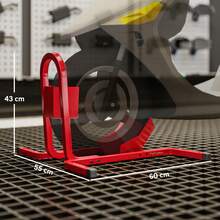 HOMCOM Bike Racks & Holders - Rouge - Voir 7