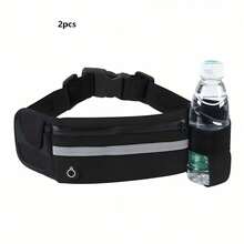 Unisex Waterproof Running Waist Pack, Convenient Hands-Free Phone Pocket Design, Durable Chain, Suitable For Active Lifestyle