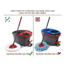 Triangle Cleaning Mop Replacement Head For O-Cedar EasyWring Microfibers Spin Mop Refill, 3 Pack ,White - trắng - Xem 8
