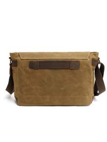 Bolso de hombro estilo retro americano para hombre, bolso de mensajero casual, bolso cruzado, bolso para laptop