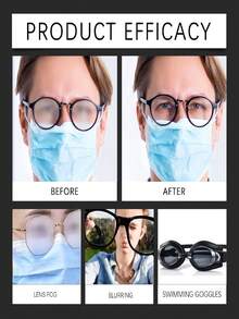 防雾眼镜喷雾，眼镜防雾清洁液，清晰视野镜片护理便携式喷雾 - 彩色 - 查看 8