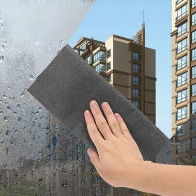 4pcs/8pcs/16pcs Of Magic Cloth Special Glass Cleaning Towels, Thickened Microfiber Cleaning Towels, No Watermarks For Cleaning Windows, Kitchen And Household Items, Multi-Purpose Glass Cleaning Cloths, No Lint When Washed, Strong Water Absorption And Water Stain Removal Handkerchiefs.