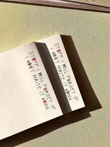 50 Sheets To-Do List Sticky Notes With Funny Sayings, Memo Pad For Students, Office, And Stationery Back To School - Multicolor - View 4