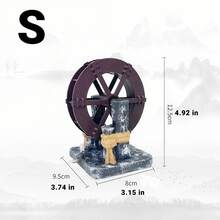 1pc Air-Powered Rotating Windmill Water Wheel Aquarium Decoration, Connects To Air Pump For Oxygenation & Landscaping, Suitable For Freshwater Tank, Grass Tank, Beginner Fish Tank Aquascape Decor
