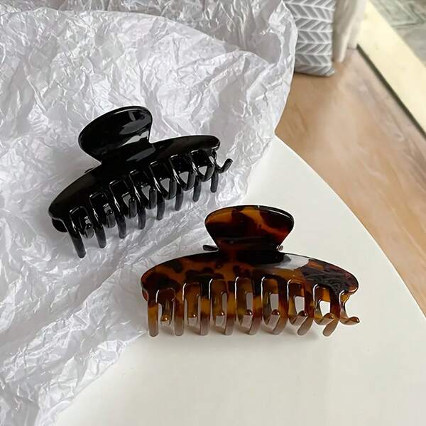 2 piezas Pinza de pelo elegante, pinzas de pelo minimalistas y resistentes, accesorios para el cabello, pinzas para el invierno, pinzas de pelo elegantes, pasador de pelo de moda