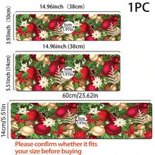 1 Stück Weihnachts-Motiv Diatom Schlamm Wasserhahn Absorbent Pad - Weihnachtsglocke rutschfest, feuchtigkeitsbeständig und spritzwassergeschützt, geeignet für Küchen- und Badezimmer-Arbeitsflächen.