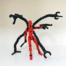 1件 3D列印關節人偶組裝玩具，13關節可動模特兒，3D列印第三代人偶，DIY全身組裝，紓壓裝飾，手工生日禮物，完美禮物，玩具遊戲 - 多色2 - 查看 9
