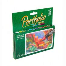 绘儿乐 (Crayola) 油画棒课堂套装，12 支装，多种颜色，水溶性，学校用品油画棒组合系列，非常适合节日礼物 - 12 Colors - 查看 3