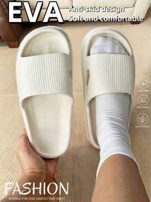 Comfortable Slippers For Women, Summer Outdoor/Indoor House Bathroom Non-Slip Durable Couple Home Slippers, Men Sandals