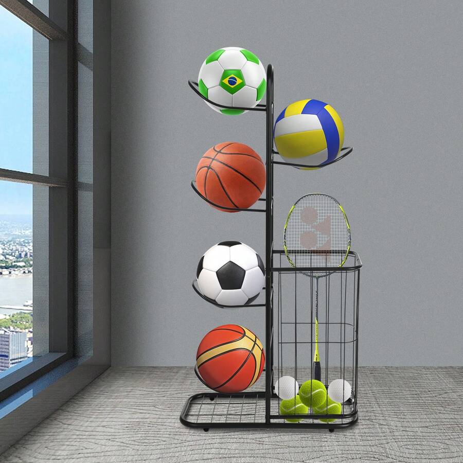 SHIOUCY Portapalloni da basket - nero - Visualizzare 1