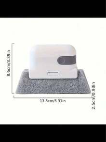 1pc Versatile Door & Window Track Cleaning Brush,Easy Grip Reusable,Groove Cleaner For Kitchens Bathrooms,Living Rooms, Ideal For Small Gaps & Frames,No Electricity Needed, Durable Plastic,Detachable Washable Head